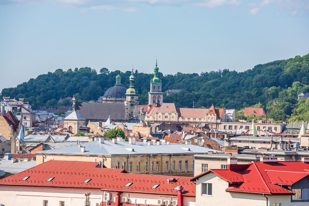 Apartment On Arkhipenka With Panorama View Lviv Exterior photo